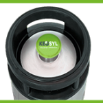 Kegsyl automatic keg closure system